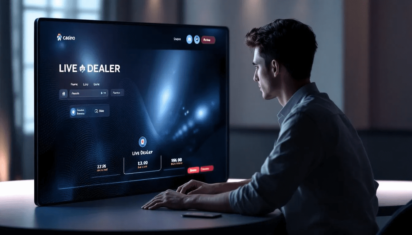 En person som spelar på ett casino utan spelpaus