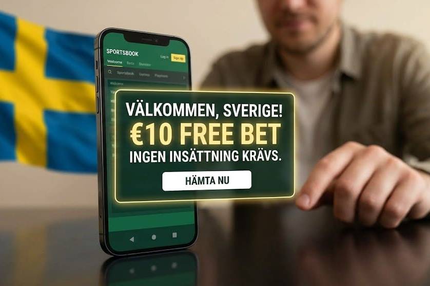 No deposit free bets välkommen